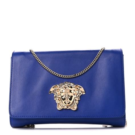 versace palazzo evening bag with chain price|VERSACE Lambskin Palazzo Chain Evening Bag Blue.